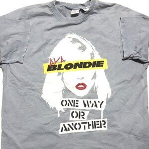 Zara Women's BLONDIE Graphic TShirt Gray